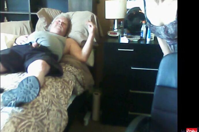 our Women friends daughter giving hubby a head