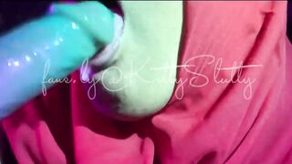 Hot MILF in Black Niqāb Gives Slutty Blow Job - Amateur POV Sex