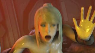 Samus Gets Insane Anal With A Gigantic Dick
