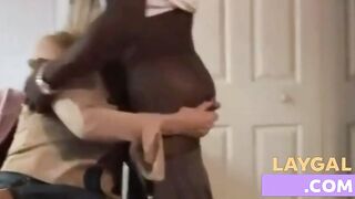 Blonde Girl Takes on Black Bull for Cuckold Husband