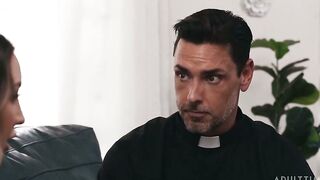Melissa Stratton's Busty MILF Seduces The Father Priest