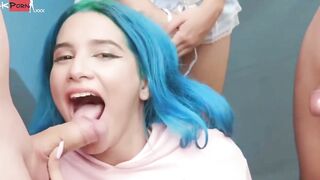 Min Galilea Takes a Massive Bukkake Creampie