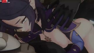 Genshin Impact: Mona Gets Gangbanged by Hilichurls