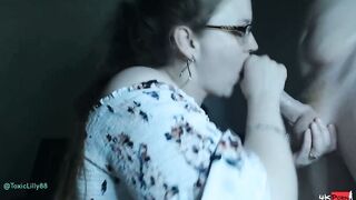ToxicLilly88: Cheating BBW MILF Worship & Glasses Facial