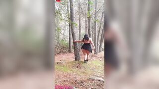 BBW Forest Ass Worship POV