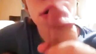 Amateur Gay Blowjob From My Older Friend