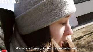 Anna Bali's First Time Driving Roleplay