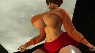 Velma Scooby-Doo 3D Cosplay Shaking Body