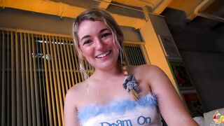 Cute Next Door Blonde Sluts for Peeping Tom POV