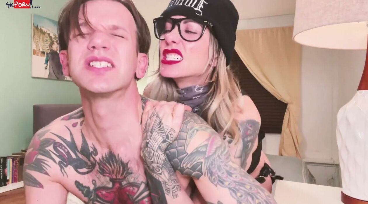 REAL LIFE COUPLE: PEGGING W/ HUGE fake-dick DICK // Femme Daddy MADELINE