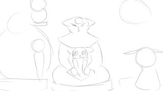 Floraverse Mellie and Claud Furry Yiff Inflation Belly on the Train in Public ;3