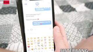 POV: JC Wilds Seduces Her Stepbrother in Front of Baffled Girlfriend Katie Kinz