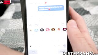 POV: JC Wilds Seduces Her Stepbrother in Front of Baffled Girlfriend Katie Kinz