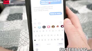 POV: JC Wilds Seduces Her Stepbrother in Front of Baffled Girlfriend Katie Kinz