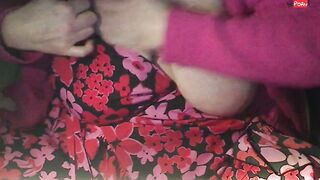 British BBW Mature Woman Showcases Big Natural Tits