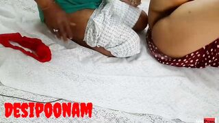 Desi Poonam Polka Dot Dress Bedroom Fun 4K Porn