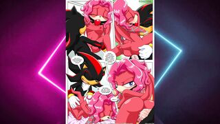 Rouge the Bat Dominates Shadow with Whip and Ball Gag