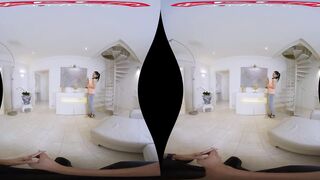 Crazy Sexy Turned On Billie Star inside VR pov