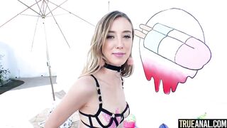 TRUE ANAL – Slender blonde Haley Reed needs more anal
