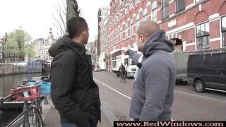 Dicksucking blonde hooker boned by african tourist