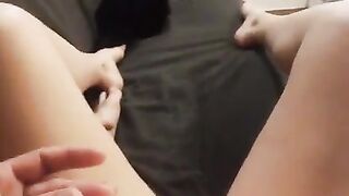 my crazy hand inside this panty