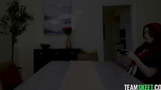 Slutty Stepsister Steals Her Sister's Fiancé for a Creampie