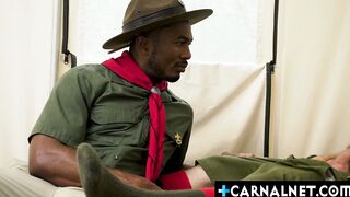Scoutmaster Sean Xavier Joins Scout Marcus for an Outdoor Anal Session