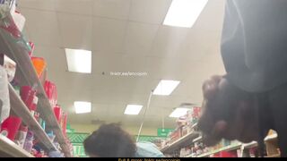 Candid Ebony Teen Grope and Dickflash
