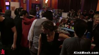 Skylar Price Gets Gangbanged With DP & Squirt in a Bar