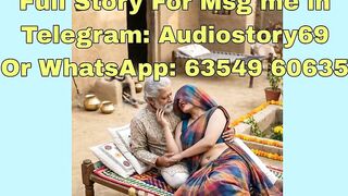 Indian Granny Seduces barely legal Man on Cot in Village Courtyard