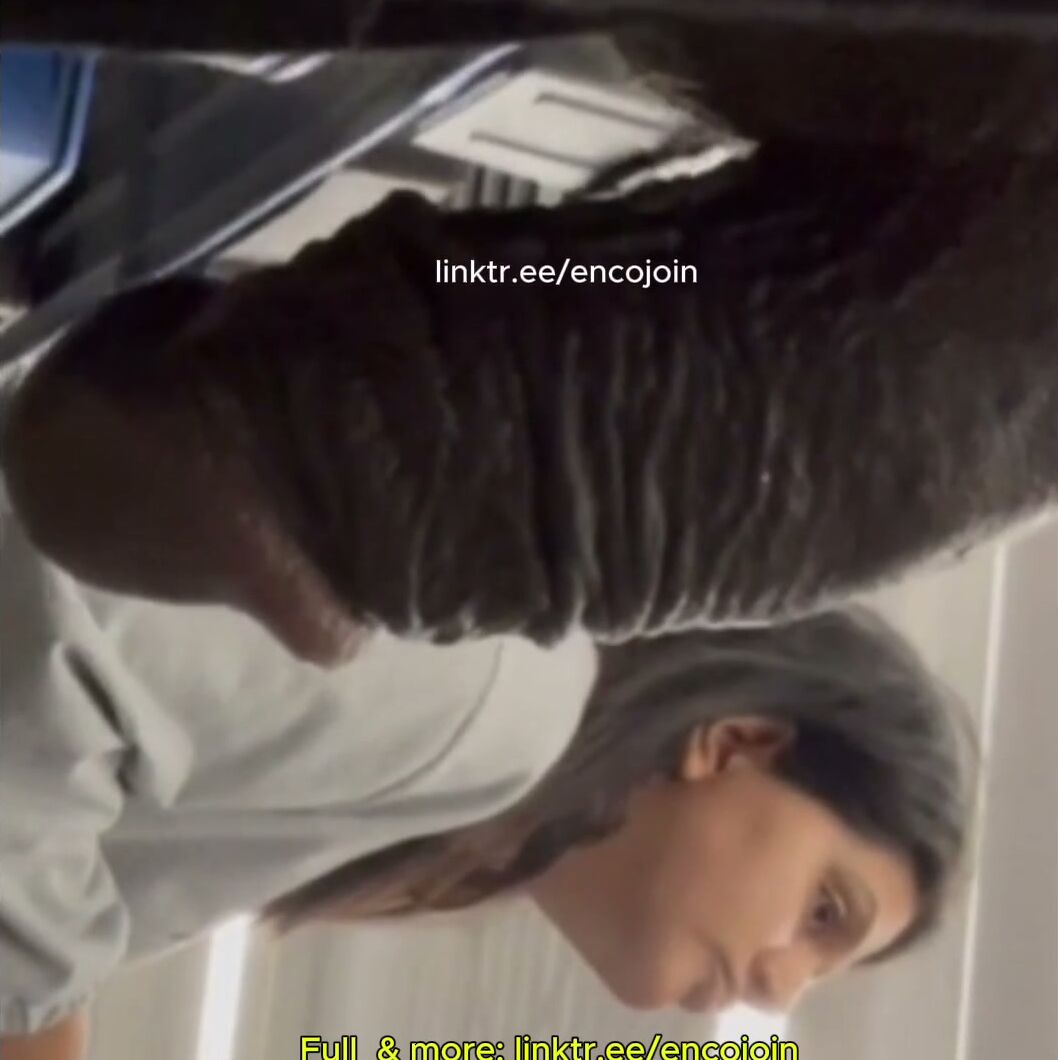 18 Year Old Ebony Girl Deepthroats Big Dick in Candid Closeup