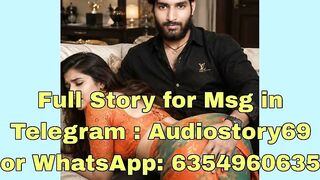 Desi Widow Maa in Orange Saree Gets Hard Fuck on Couch
