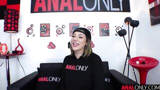 ANAL ONLY Valentina Jewels greedy anal gapes