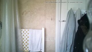 friend jessy getting ready for shower