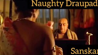 Erotic Draupadi seducing poojari