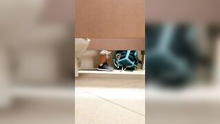 College women(s) Use College Bathroom