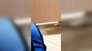 College women(s) Use College Bathroom