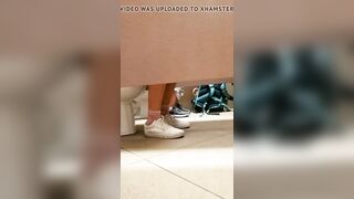 College women(s) Use College Bathroom