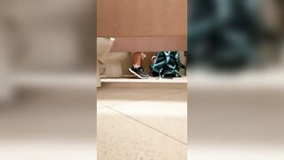 College women(s) Use College Bathroom