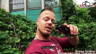 german chubby milf at real dating casting into berlin