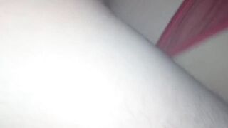 Red crotchless bodysuit fun