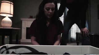 Whitney Wright is shaking her booty while ride Nathan