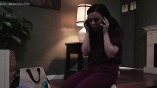 Whitney Wright is shaking her booty while ride Nathan