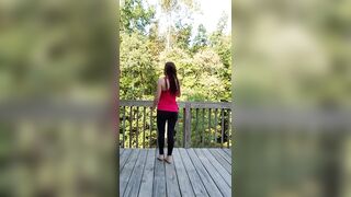 Stripping outdoors