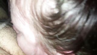 blowjob from a dancer and cumming on her asshole
