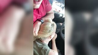 LA local Tinder THOT Bj into a busy parking lot