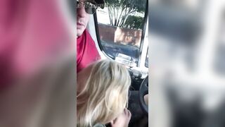 LA local Tinder THOT Bj into a busy parking lot