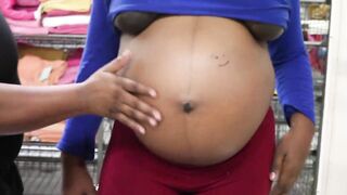 Getto preggo underboobs