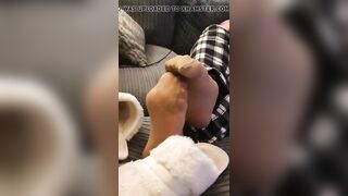 Wifey nylon toes