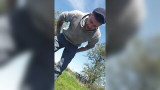 Out door eating vagina